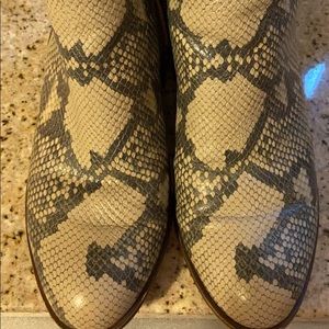 Lucky Brand Snake Skin Boots